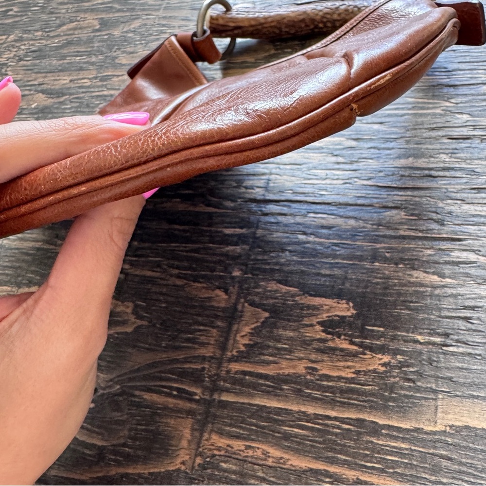 Yves Saint Laurent Tan Leather Mombasa Mini Bag - Picture 3 of 14